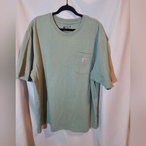 Carhartt Men's Sage Cotton Blend Short Sleeve Tee 2XL